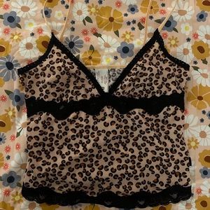 hot kiss cheetah tank